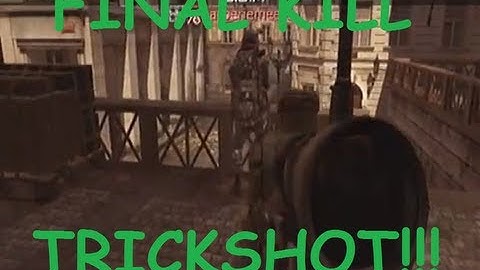 Mw3 Mp9 Moab Final Kill Trickshot!