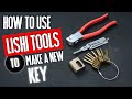 034 How to make a new key using a Lishi decoder and cutting tool