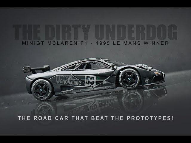 1/64 MiniGT #870 - McLaren F1 GTR Le Mans 1995 Winner - The Dirty