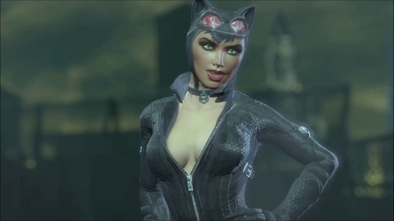 Arkham City, 3D models, catwoman, posion ivy, batman.