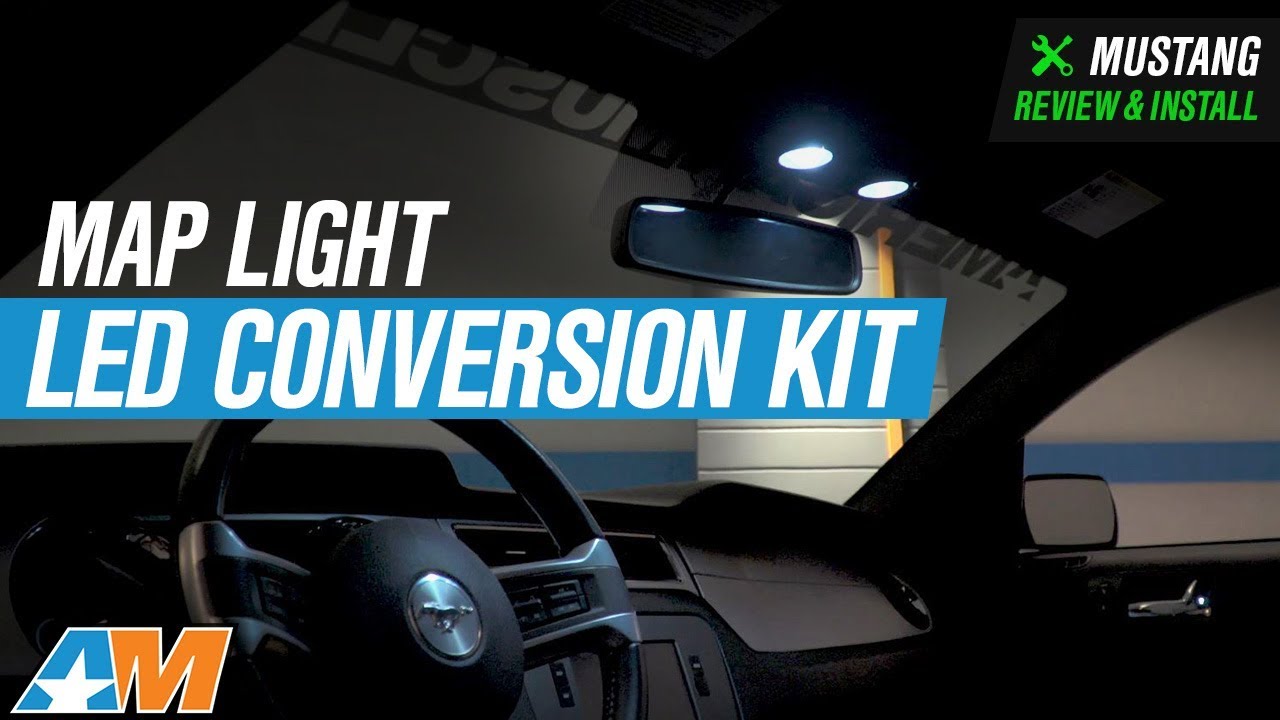 performance parts bmw 2005-2014 Mustang Map Light LED Conversion Kit Review & Install
