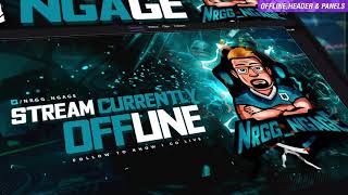 Animated Twitch Design Pack for NRGG_NgagE