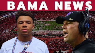 THIS IS UNEXPECTED FOR ALABAMA! ALABAMA FOOTBALL NEWS!