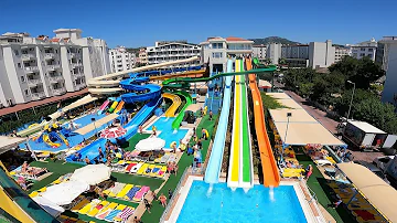 Водные горки аквапарка Атлантис в Мармарисе (Atlantis Water Park)