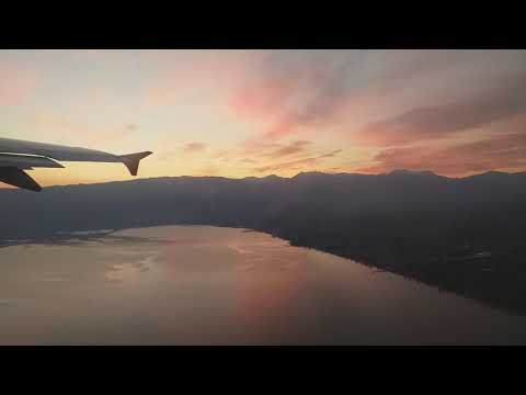 Plane takes off  from Ohrid