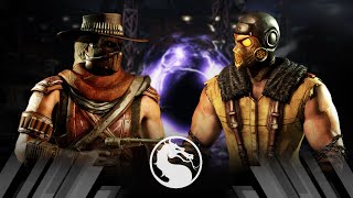 Mortal Kombat X - Erron Black Vs Kold War Scorpion (Very Hard)