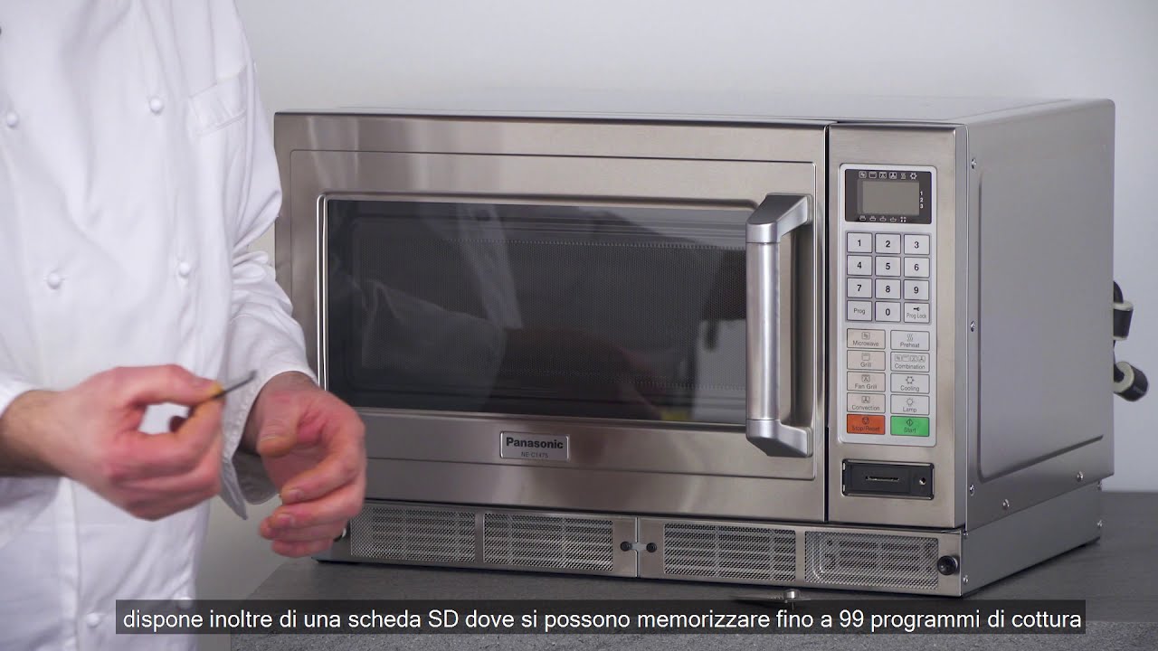 Microonde Professionale Panasonic / Professional Microoven Panasonic  -PlumCake Recipe 