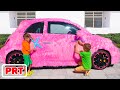 Carro rosa Vlad e Nikita para meninas