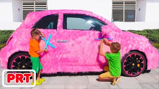 Carro Rosa Vlad E Nikita Para Meninas