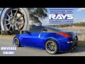 350Z Gets Custom JDM 2-Piece Wheels! SPICY FITMENT🔥