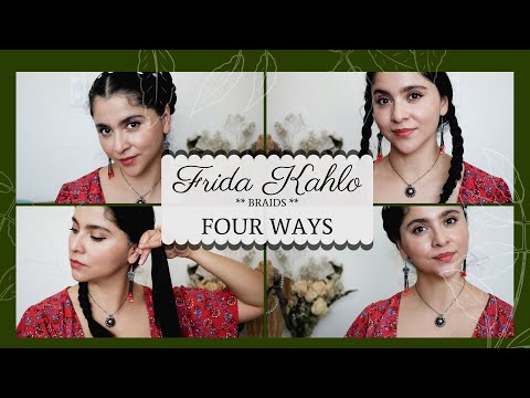 Frida Kahlo Style Braids Hair Tutorial For BEGINNERS By A BEGINNER