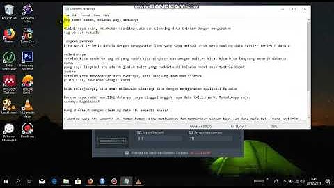 Tutorial Crawling dan Cleaning Data Twitter Menggunakan Tags V6 dan R studio