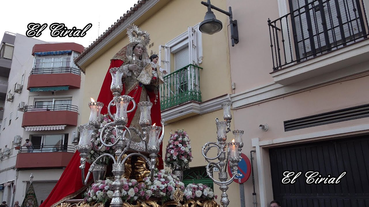 VIRGEN DEL ROSARIO DE SANTO DOMINGO MALAGA 2025 RECORRIDO COMPLETO 4K