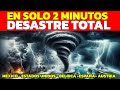 EN SOLO 5 MINUTOS !! CAPTADO EN VIDEOS EL DESASTRE QUE OCURRIO HOY EN ESTADOS UNIDOS  Y ESPAÑA !!