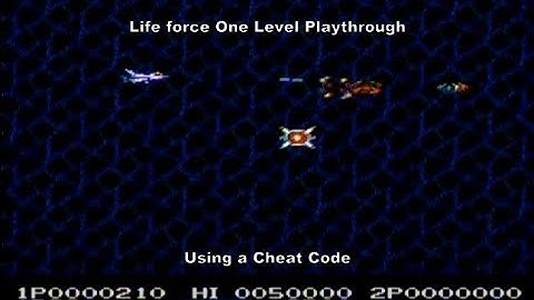 Life Force One Level Playthrough using a Nes Cheat Code :D #Nintendo #Nes #CheatCodes #Gaming #Retro