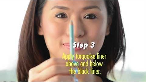 Makeup Tutorial: Turquoise Eyeliner