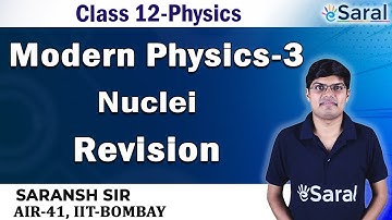 Modern Physics-Nuclei Revision- Physics Class 12, JEE, NEET