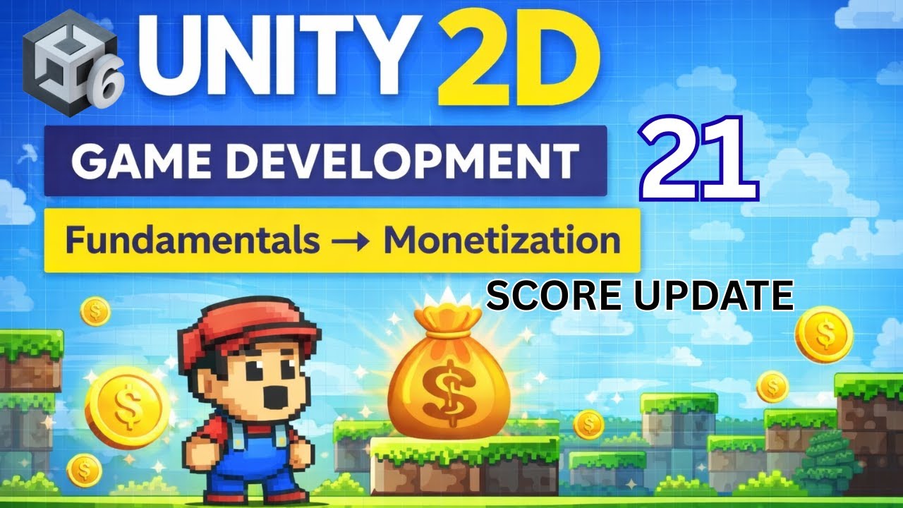 Unity 2D Game Development Course for beginners: Score | Nested Mango ...