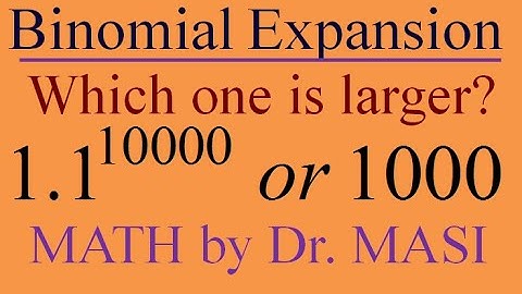Which Number is Larger, use Binomial Theorem