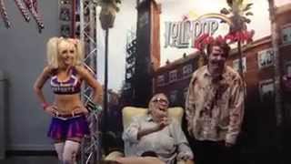 Jessica Nigri and George Romero At EB Games Toronto