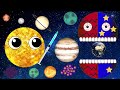 Funny planets for kids  solar system comparison bad planet mischief and the sun solar system name