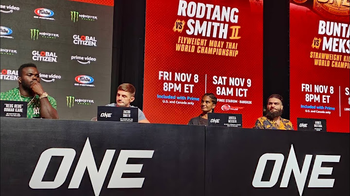 🔴 Live  เสาร์นี้พร้อมเดือด! “รถถัง-อนาโตลี” นำทัพแถลง ศึก ONE169 #OneChampionship #One169