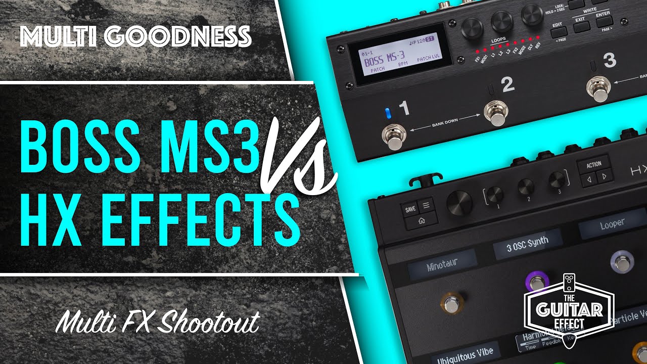 BOSS MS-3 Multi Effects Switcher Review - YouTube