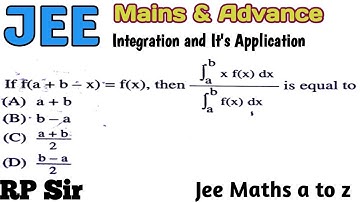 If f(a+b-x)=f(x) then integration a to b xf(x)dx /integration a to b f(x)dx is equal to
