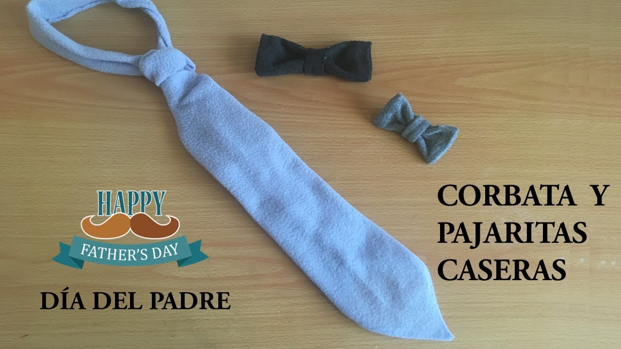 Aclarar Centro de niños Punto de exclamación Corbata y Pajaritas caseras para el día del padre - YouTube