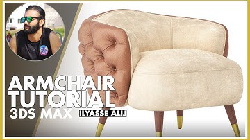 how to modeling an armchair using 3ds max