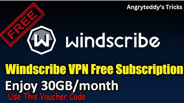 Windscribe VPN (30GB/Month) Free Code - For a Year 2024 | Windscribe Premium Account Latest 2024
