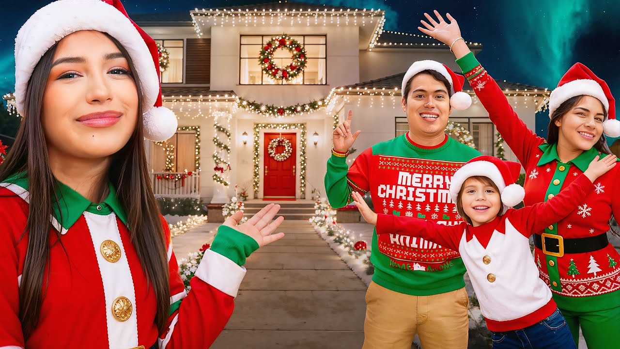 TOUR NAVIDEÑO DE NUESTRA CASA | decoración de Navidad | @eslielsa 
