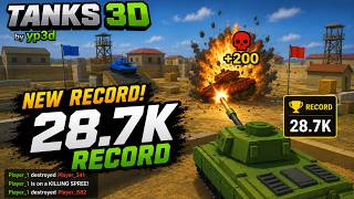 Tanks 3D - 28.7k Record screenshot 2