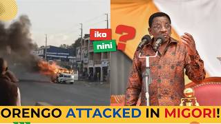 ORENGO BLOWUP! Linda Mwananchi Cracks as Orengo's Car Torched in Migori Chaos!