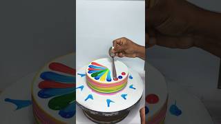 Rainbow Cake Art #cakeart#cake#cakevideo#viral#reels#recipe#short#viralvideo