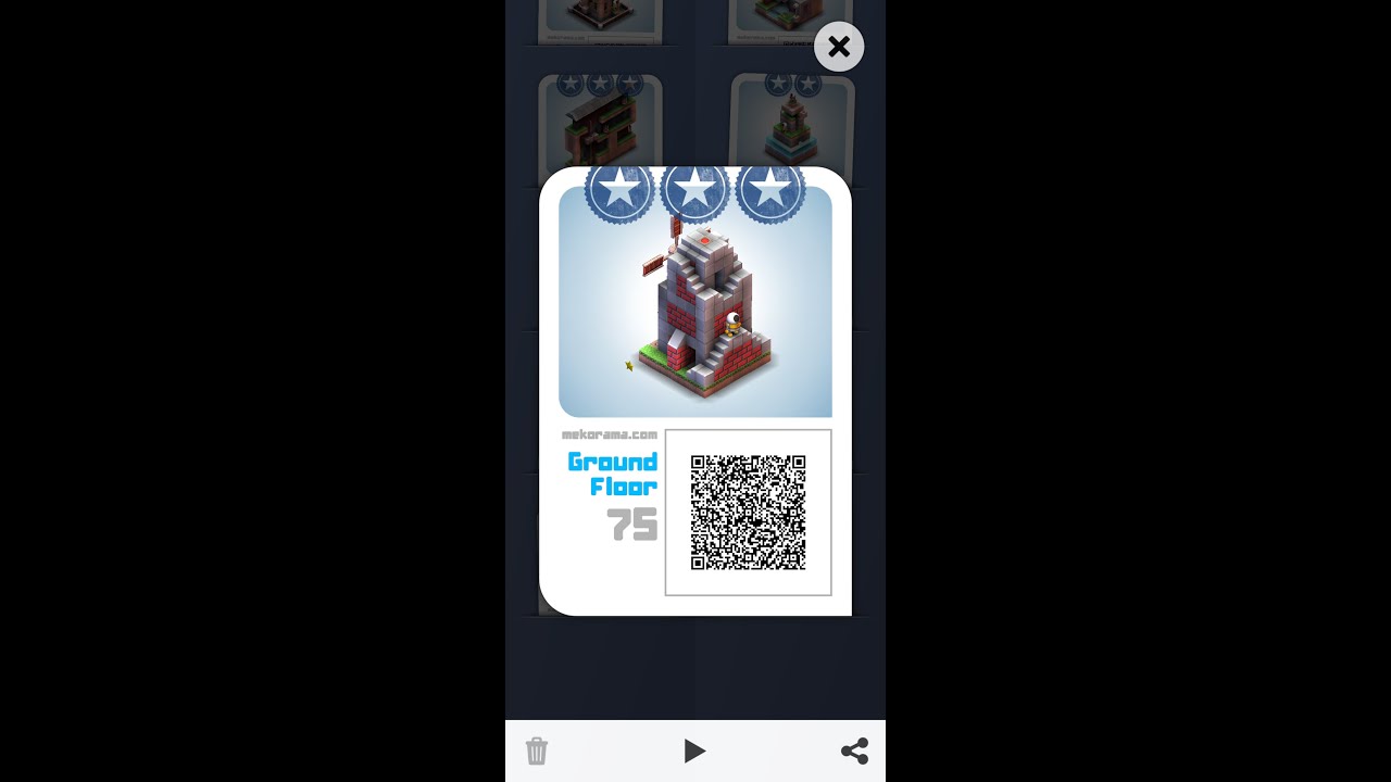 Mekorama Story solutions. Level 75 - Ground Floor!