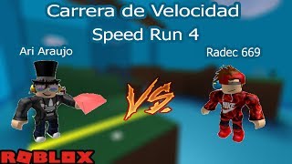 Roblox Loquendo | Speed Run 4 | Versus de amigos