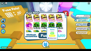 What happens when you fuse 3 Rainbow Robots? (Pet Simulator X!)