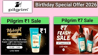 Pilgrim 7 rs Sale ll Pilgrim 1 rs Sale l Pilgrim 7th Birthday Offer l Pilgrim 7 rupees Offer Mobile Karma Coupon Codes
