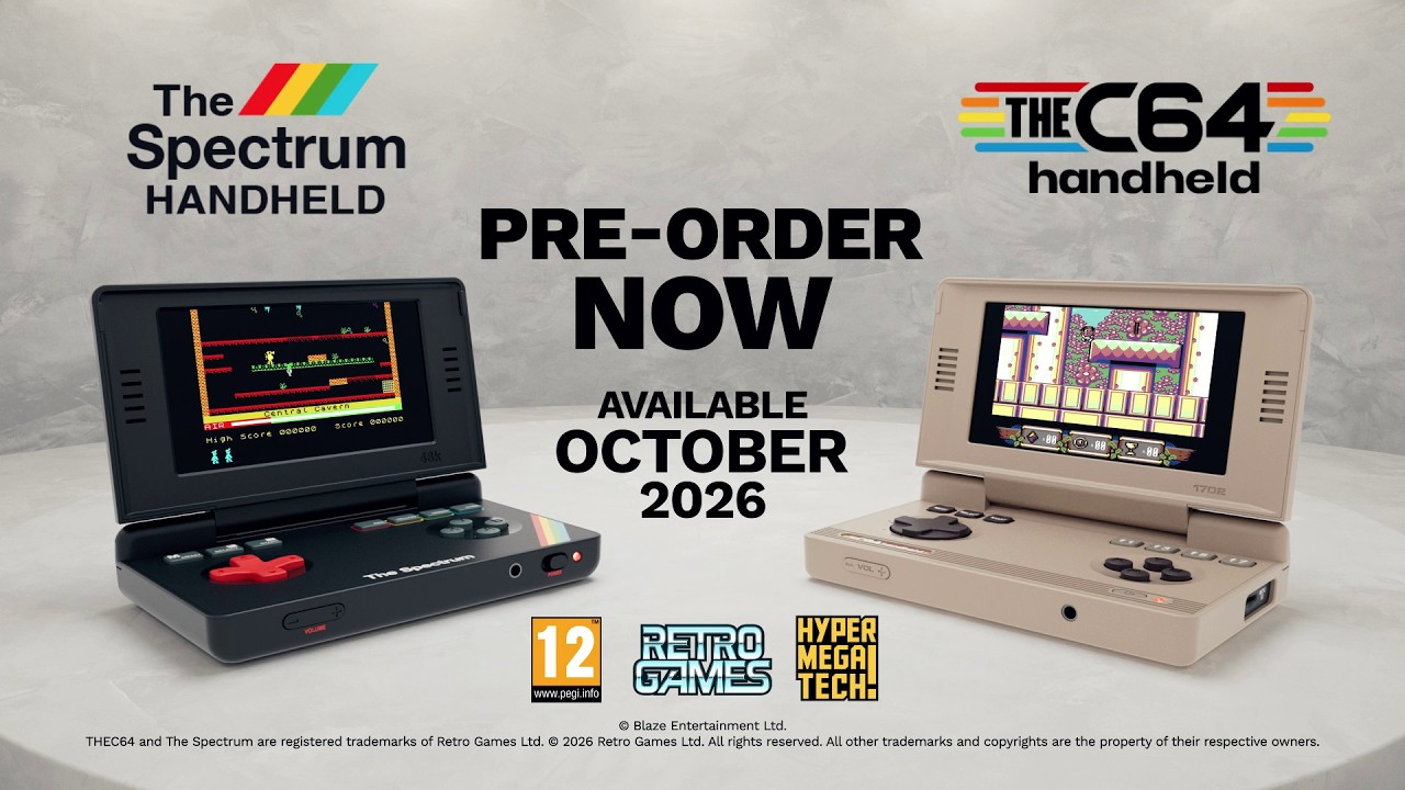 Trailer - THEC64 Handheld and The Spectrum Handheld - HyperMegaTech!