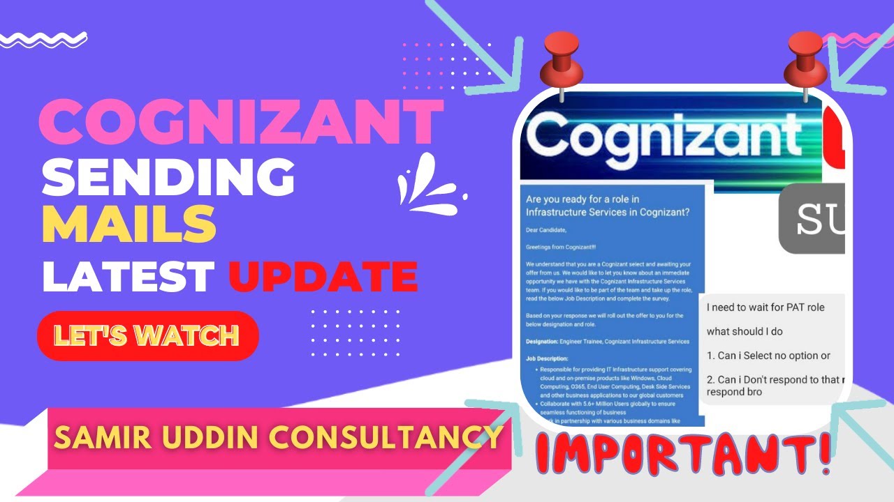 Cognizant sending termination mails 2022 | Reasons | All about CIS