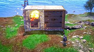 I did my first raid and we're not gonna talk about it - SOLO VANILLA RUST #3 S157