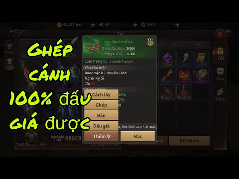 Video MU Vượt Thời Đại - Hướng Dẫn Cách Ghép Cánh Ác Ma MU... - youtube
