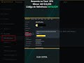 Binance código promo: Como se cadastrar passo a passo e obter benefícios