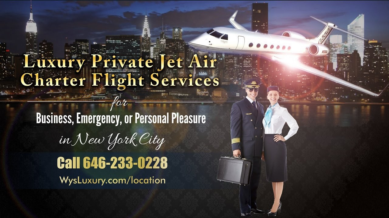 Best Private Jet Charter Flight New York City Call 646-233-0228
