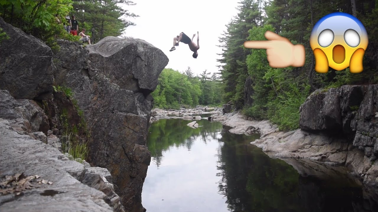 CLIFF JUMPING IN MAINE YouTube