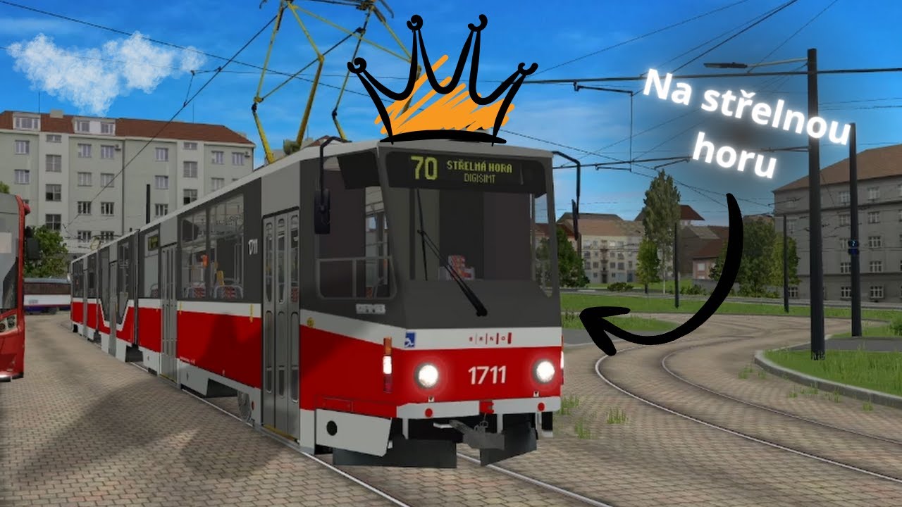 Simt MHD #009 | Speciální linka 70 s KT8 ev. č. 1711 – z Hlavního nádraží na Střelnou horu