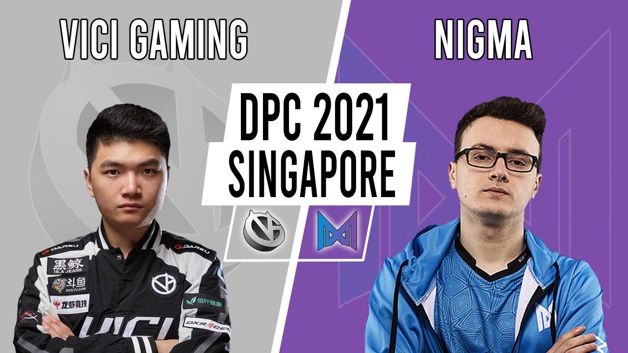 DOTA 2 LIVE - Vici Gaming VS Nigma Singapore Major 2021: Wild Card