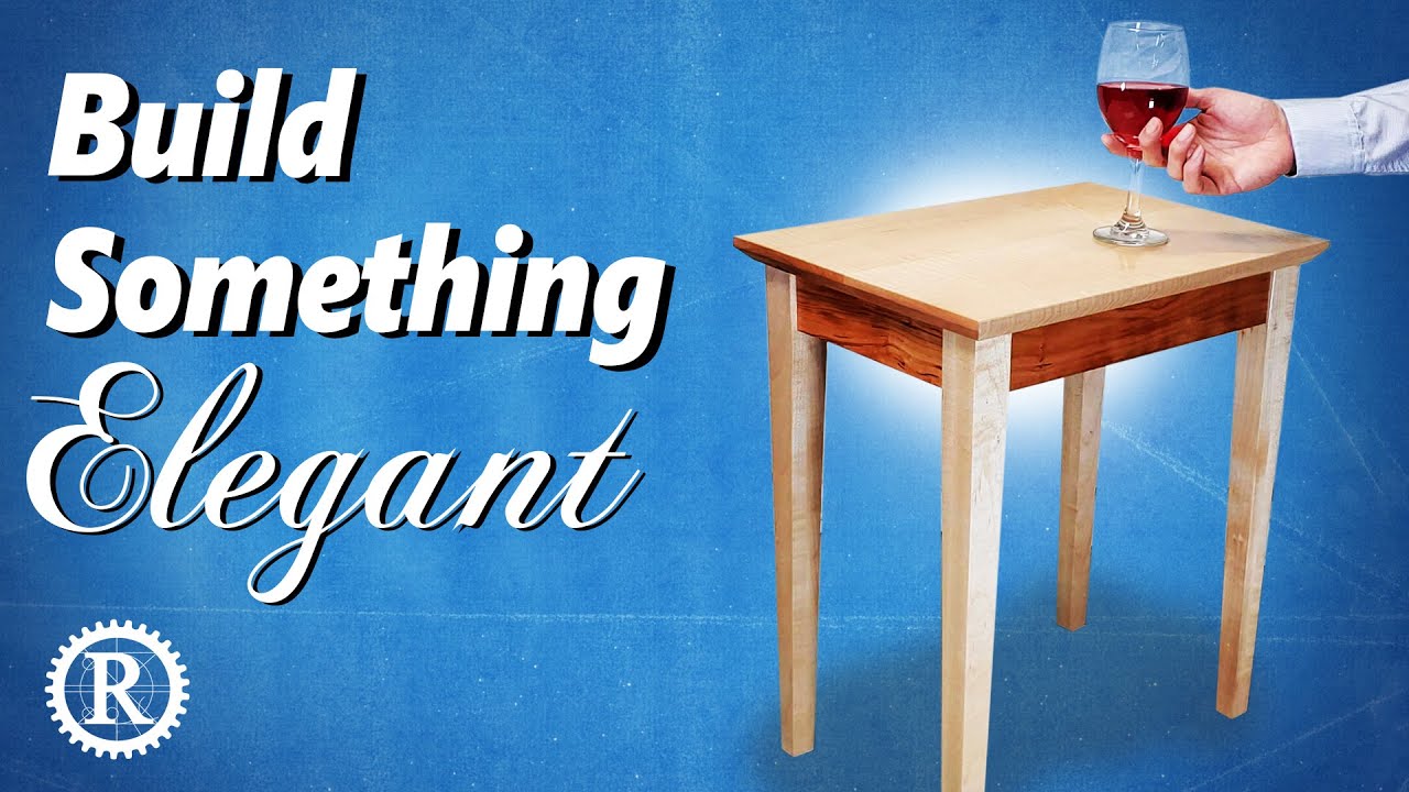 Build the CLASSIC Shaker end table. (Simple Table Build Pt.2) - YouTube