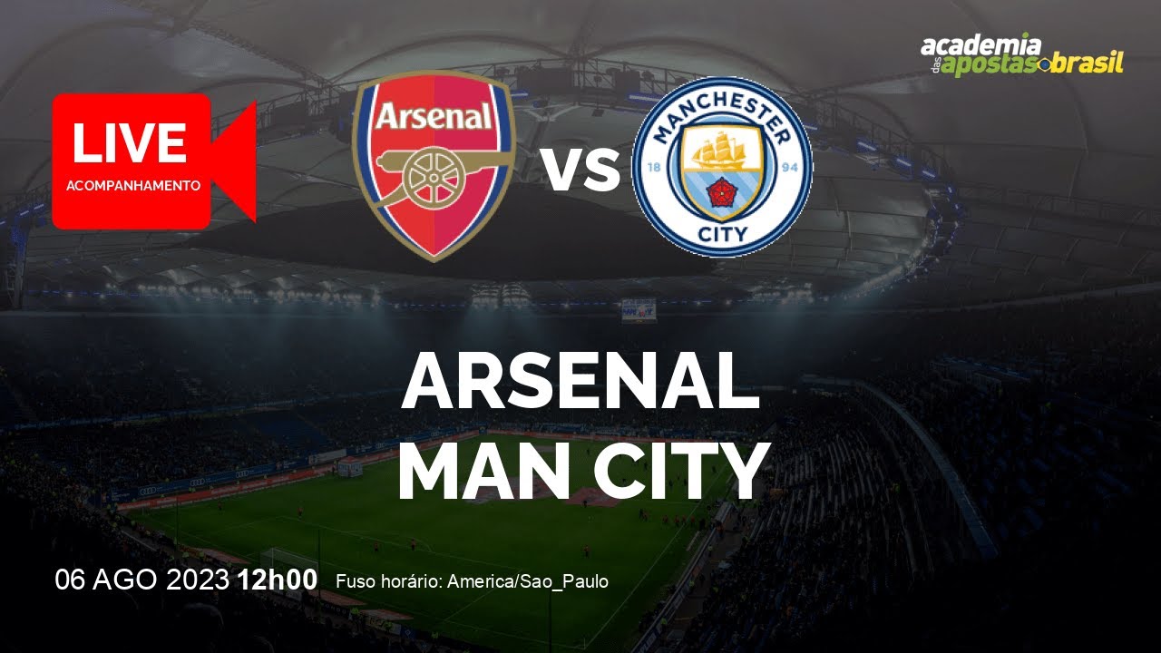 Manchester City 1 x 1 Arsenal  Supercopa da Inglaterra: melhores momentos